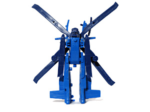 Convertors Flexibot Roto with Dark Blue Rotors in Robot Mode