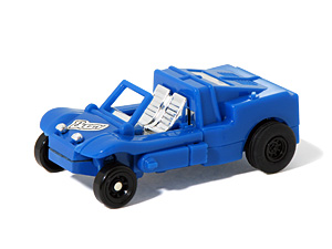 Dune Buggy Dashbots in Blue Meyers Manx Buggy Mode