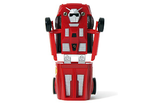 Ferrari Dashbots Red Metal and Plastic in Robot Mode