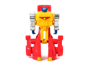 Brontotron Buddy L in Yellow and Red Robot Mode