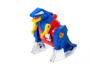 Rextron Buddy L in Red and Blue Tyrannosaurus Rex Dinosaur Mode