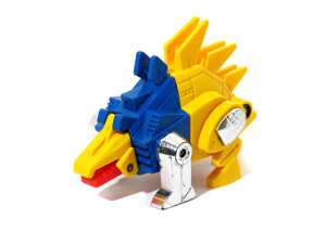 Stegatron Buddy L in Yellow and Blue Stegosaurus Dinosaur Mode
