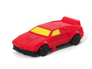 Gobots Beamer Wendy's Promotional Premium Toy in Red Sports Car Mode