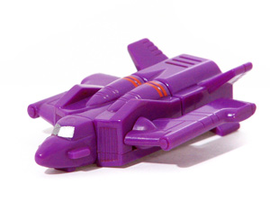 Gobots Odd Ball Wendy's Promotional Premium Toy Shown in Purple Jet Mode