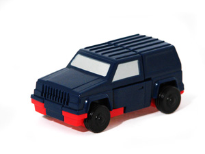 Gobots Pow Wow Wendy's Promotional Premium Toy in Blue Wagon Mode