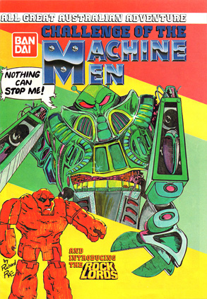 Challenge of the Machine Men Comic