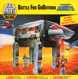 Battle for Gobotron K-tel Gobots Record and Tape Book