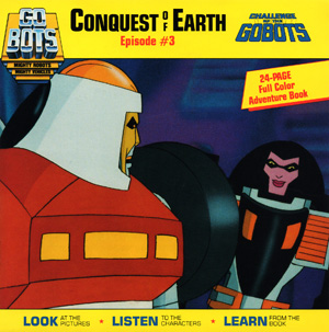 Conquest of Earth K-tel Gobots Record and Tape Book