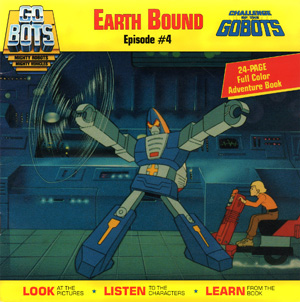 Earth Bound K-tel Gobots Record and Tape Book