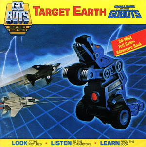Target Earth K-tel Gobots Record and Tape Book