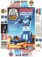 Box for Buggyman Gobots Monogram Model Kit
