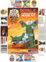 Box for Royal-T Gobots Monogram Model Kit