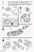 Instructions Sheet for Royal-T Gobots Monogram Model Kit