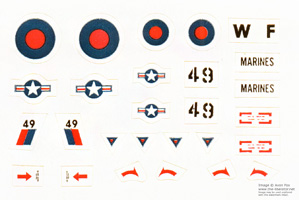 Stickers Sheet for Royal-T Gobots Monogram Model Kit