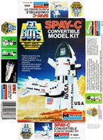monogram spay-c gobots model kit 1984 box