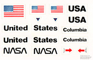 Stickers Sheet for Spay-C Gobots Monogram Model Kit