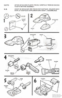 Instructions Sheet for Turbo Gobots Monogram Model Kit