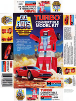 Box for Turbo Gobots Monogram Model Kit