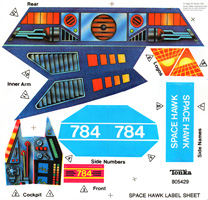 Gobots Space Hawk Sticker Sheet