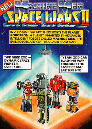 Machine Men Space Wars 2 Comic