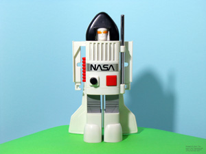Spay-C Space Shuttle Walkie Talkies Gobots Playtime in Robot Mode