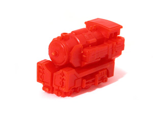 Steam Robo Red Bootleg Mini Model Kit in Train Mode