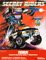 Box for Tork Power Gobots Secret Riders