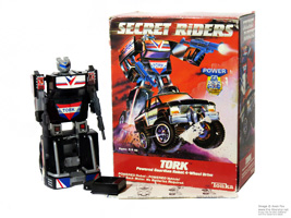 Tork Power Gobots Secret Riders with Box