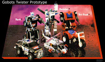 Prototype for Twister Power Gobots Secret Riders