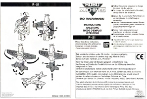 Instructions for Robo Machines P-51