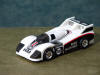 Robo Machines Sports Car in White Porsche 956 Racing Car Mode