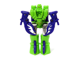 Gobots Green Mail Away Creepy in Robot Mode