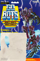 Creepy Gobots Cardback / Backing Card
