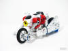 Gobots Cy-Kill in Red and White MotorCycle Mode
