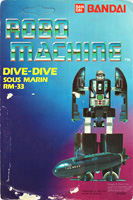 Cardback / Backing Card for Robo Machine Dive-Dive
