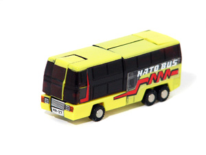 Double Decker Bus Robo in Yellow Bus Mode