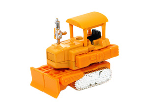 Gobots Dozer in Orange Bulldozer Mode