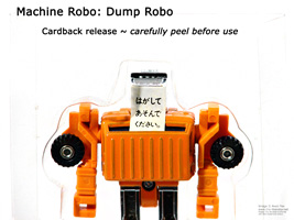 Dump Robo Popy Cardback Head Insert