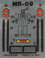 Stickers Sheet for Dump Robo MR-09