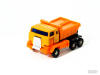 Mini-Changeable Bots YJ-6 Gobots Dumper Bootleg in Orange and Black Dump Truck Mode