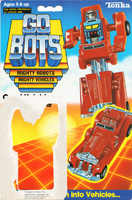 Cardback / Backing Card for Gobots Good Knight