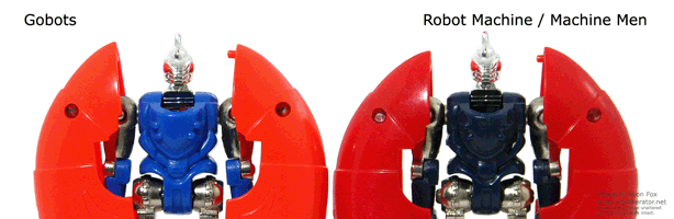 Gobots vs Robo Machine Comparison