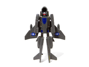 Mach-3 Gobots with USAF Stickers in Robot Mode