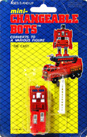 Mini-Changeable Bots YJ-7 Gobots Pumper Bootleg on Card