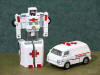 Robo Machine RM-15 Ambulance and Machine Men Ambulance Man Shown in Both Modes