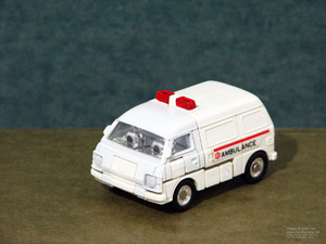Gobots Rest-Q in White Ambulance Mode