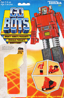 Scooter Gobots Instructions Canadian Cardback