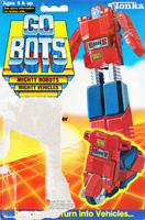 Cardback / Backing Card for Gobots Scooter