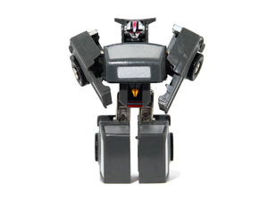 Gobots Scratch MRT-41 with Black Head Stripes in Robot Mode