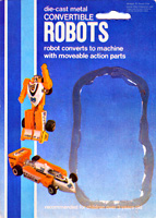 Cardback for Die-cast Convertible Robots Bootleg
